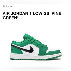 Air Jordan 1 Low (GS) 💚
